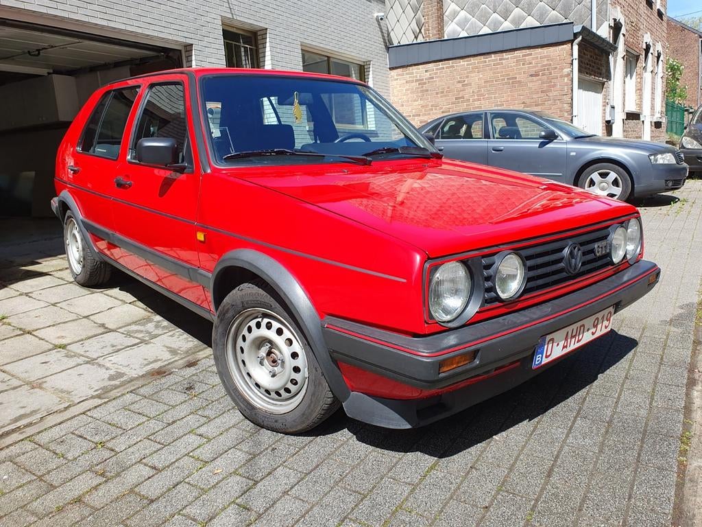 Vw golf mk2 rouge tornado, Enlèvement