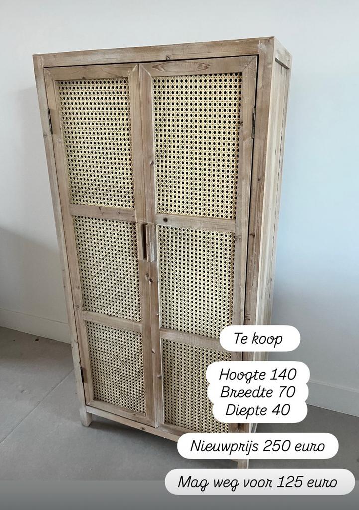 Rotan kast Xenos, Ophalen, Zo goed als nieuw