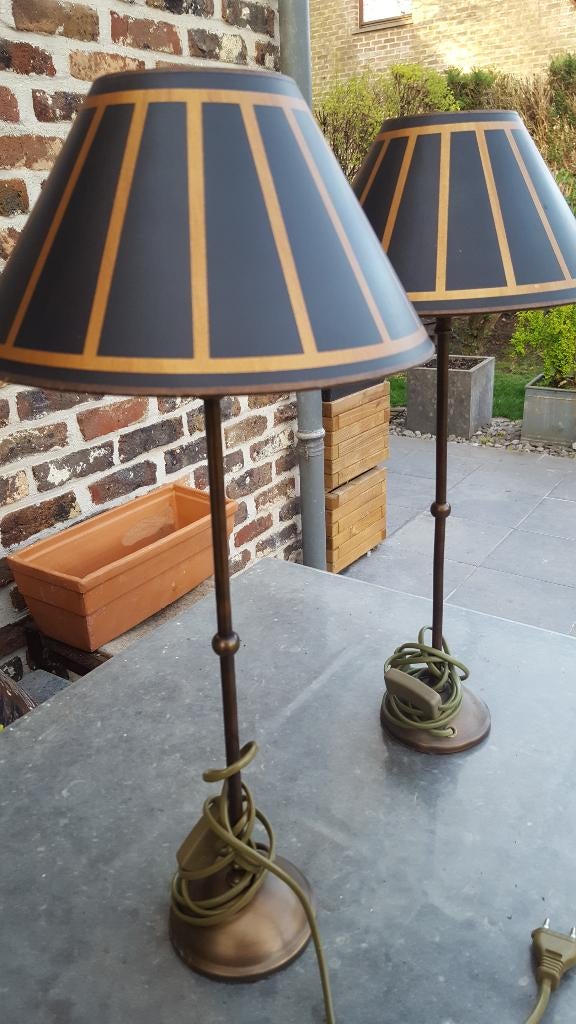 2 belles lampes de style, Overige materialen, Ophalen of Verzenden, Minder dan 50 cm, Contemporain