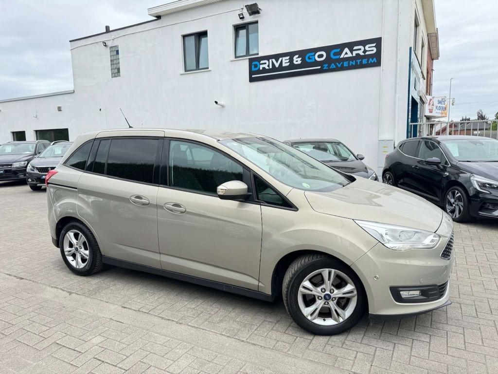 Ford Grand C-Max 1.5 TDCi Titanium EURO 6B * 1 JAAR GARANTIE, Autos, Commande vocale, Achat, Euro 6, Entreprise