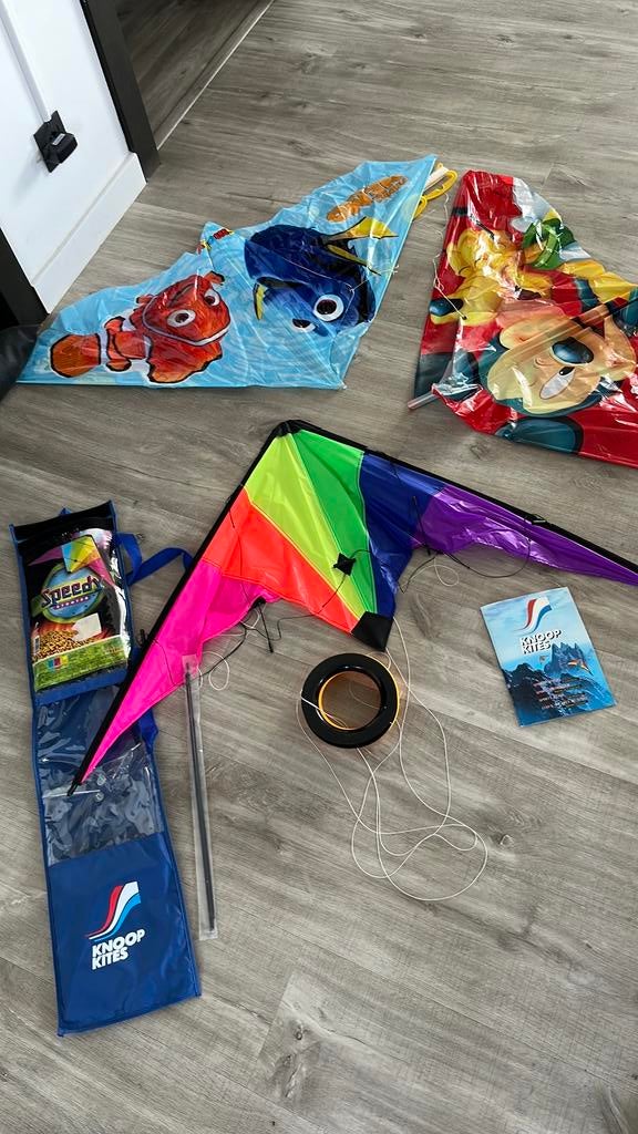 Lot de 3 cerfs volant, Sports & Fitness, Enlèvement ou Envoi, Utilisé