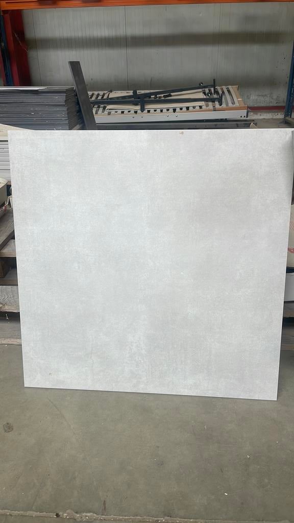 Vloertegels 60x60 + plinten, Ophalen, 60 cm of meer, Nieuw, 10 m² of meer