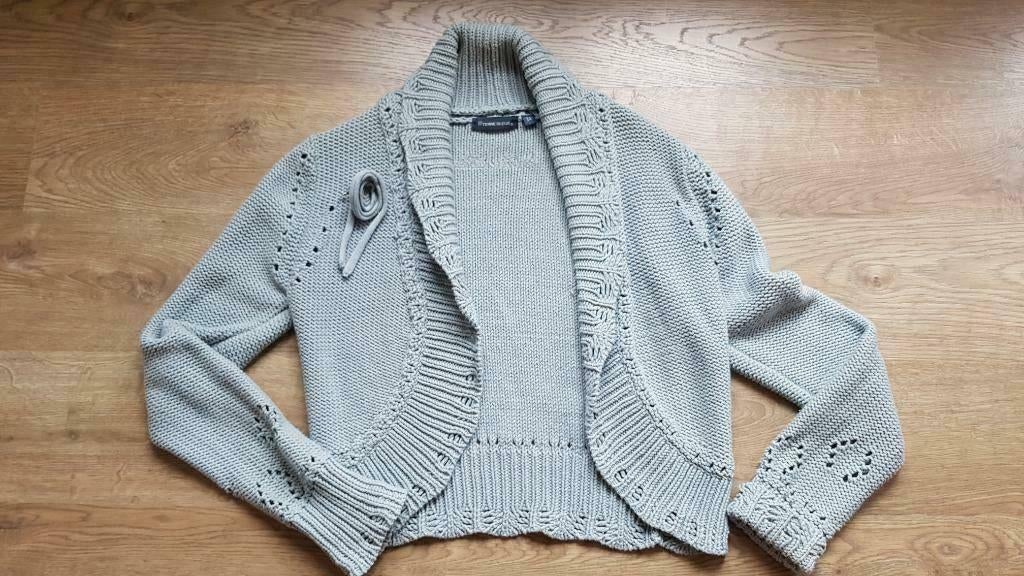 lichtblauwe trui /gilet van Terre Bleue maat Smal, Ophalen of Verzenden, Zo goed als nieuw, Maat 36 (S), Terre Bleue