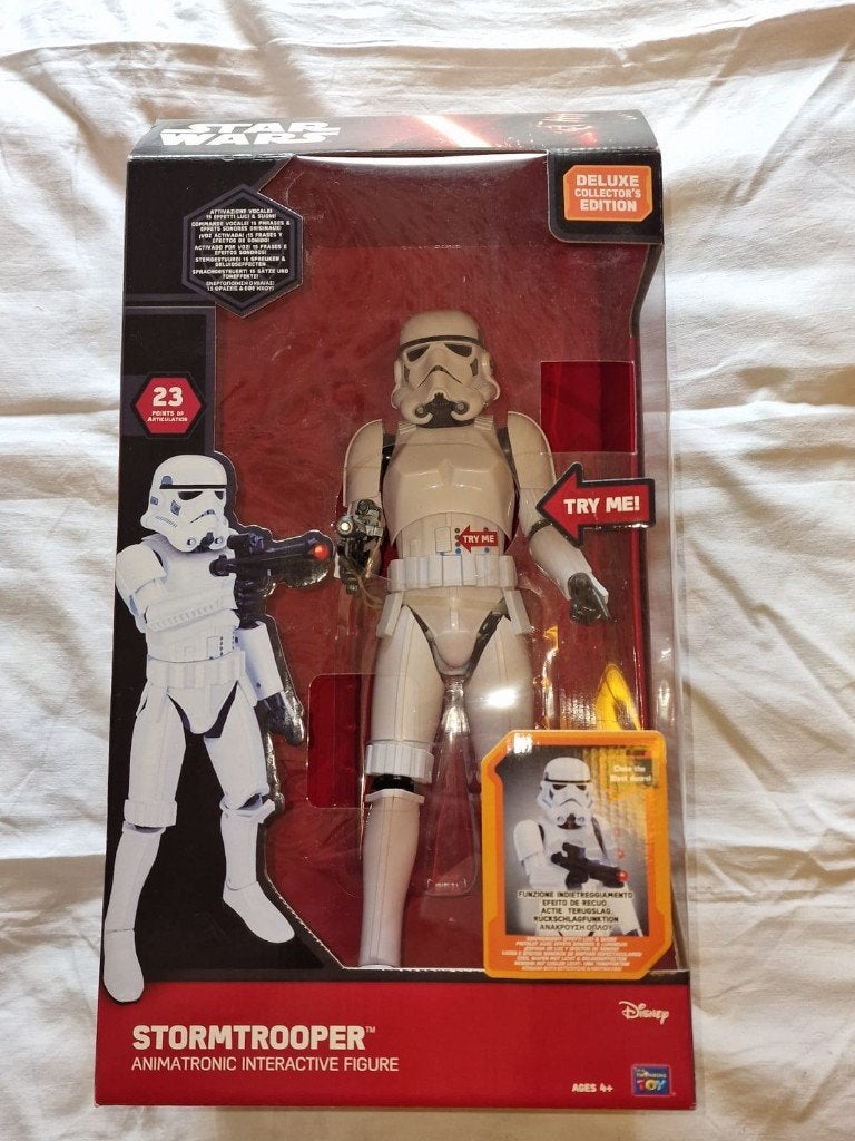 Figurine interactive animatronique Star Wars Stormtrooper, Collections, Enlèvement ou Envoi, Neuf, Statue ou Buste