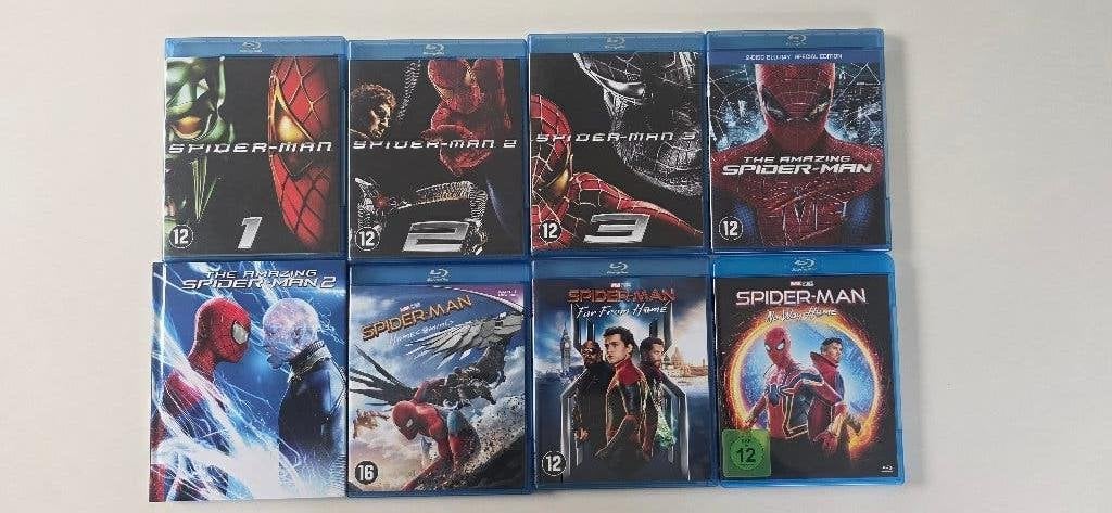 BR COMBO - 8 Spider-Man films, Cd's en Dvd's, Engels, Nederlands, Science Fiction en Fantasy, Ophalen of Verzenden