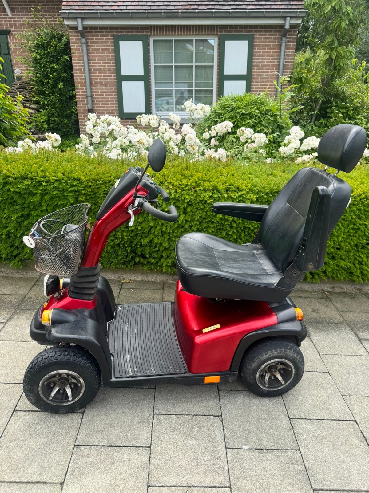 Robuuste Scootmobiel PractiComfort Cyclone 15 Scootmobiel, Ophalen of Verzenden, Inklapbaar, Zo goed als nieuw, Elektrische rolstoel