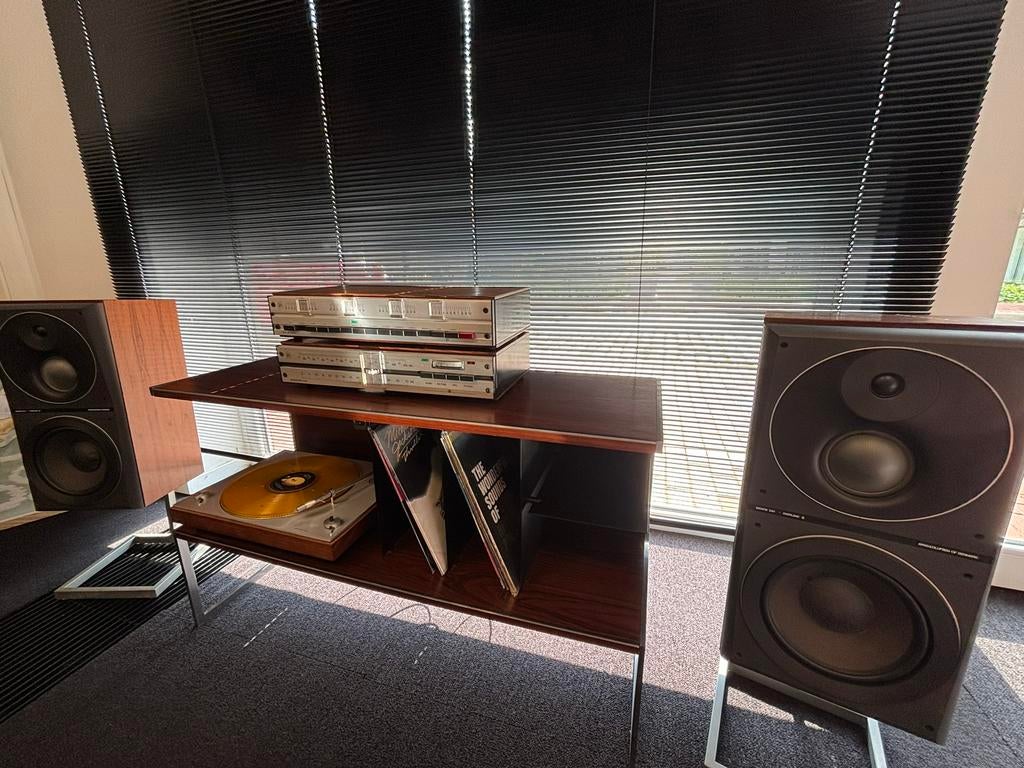 Bang & Ollufsen Beolab 5000 & sc60 Cabinet & sp. & Beogram12, Comme neuf, Enlèvement, Connexion MP3, Bang & Olufsen