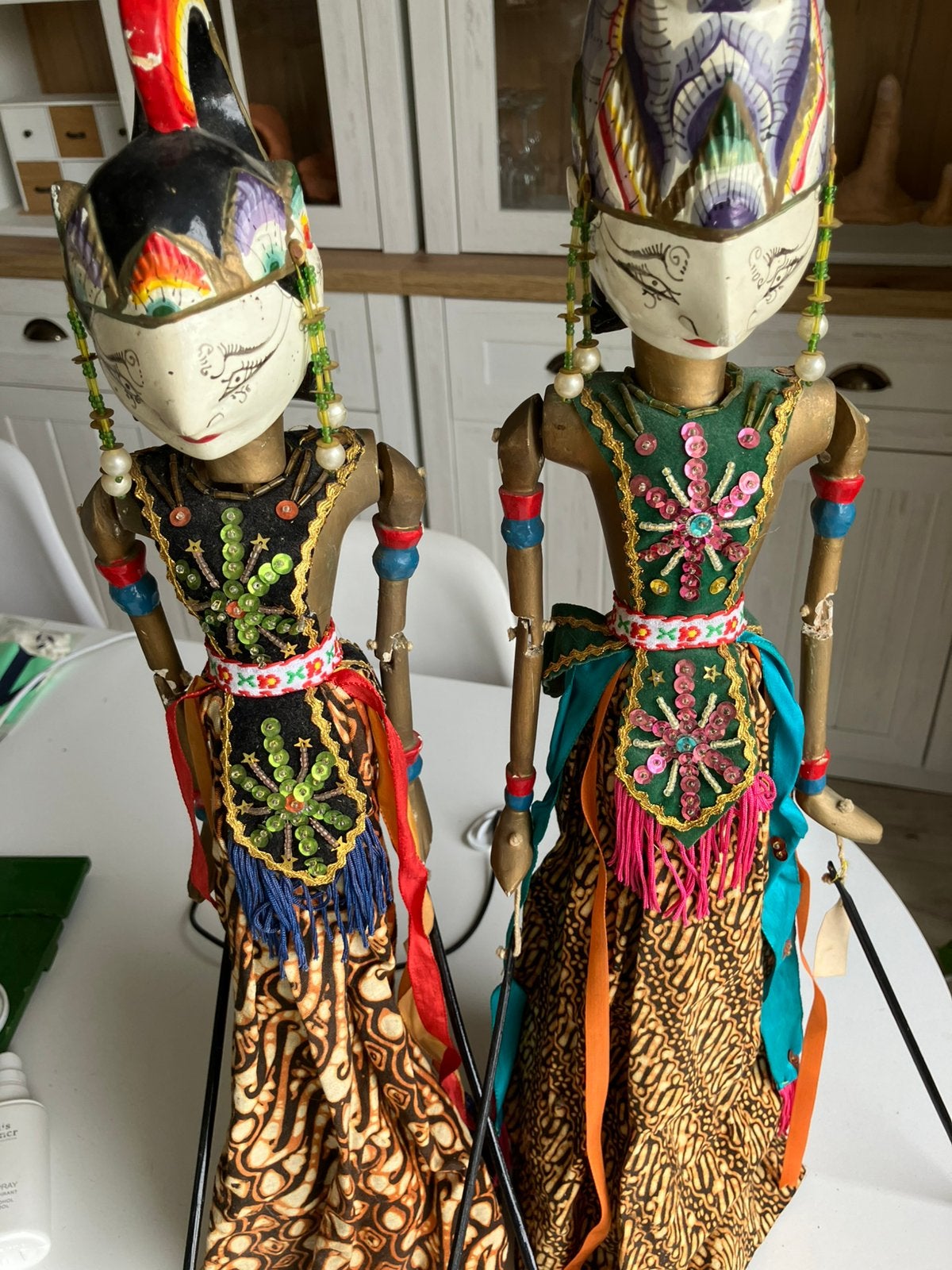 Indonesische Wayang Golek poppen - 55 cm, Indonesië, Ophalen