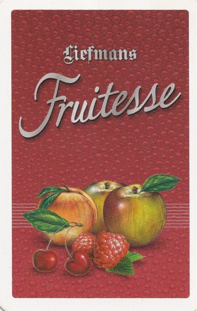 B 139 / S K LIEFMANS FRUITESSE, Verzamelen, Speelkaarten, Jokers en Kwartetten, Ophalen of Verzenden, Nieuw, Speelkaart(en)