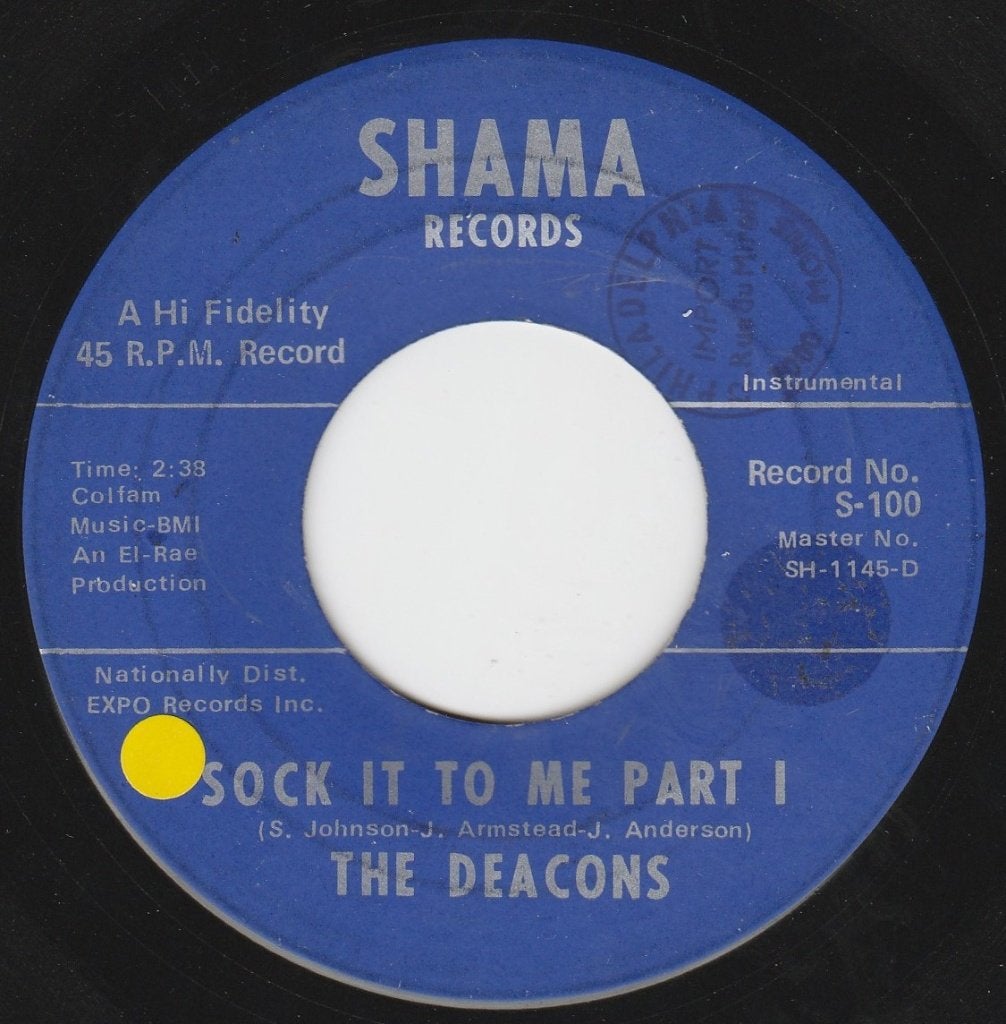 Popcorn Groove/The Deacons - Sock It To Me (deel I en II), Cd's en Dvd's, Gebruikt, 7 inch, Overige typen, Jazz
