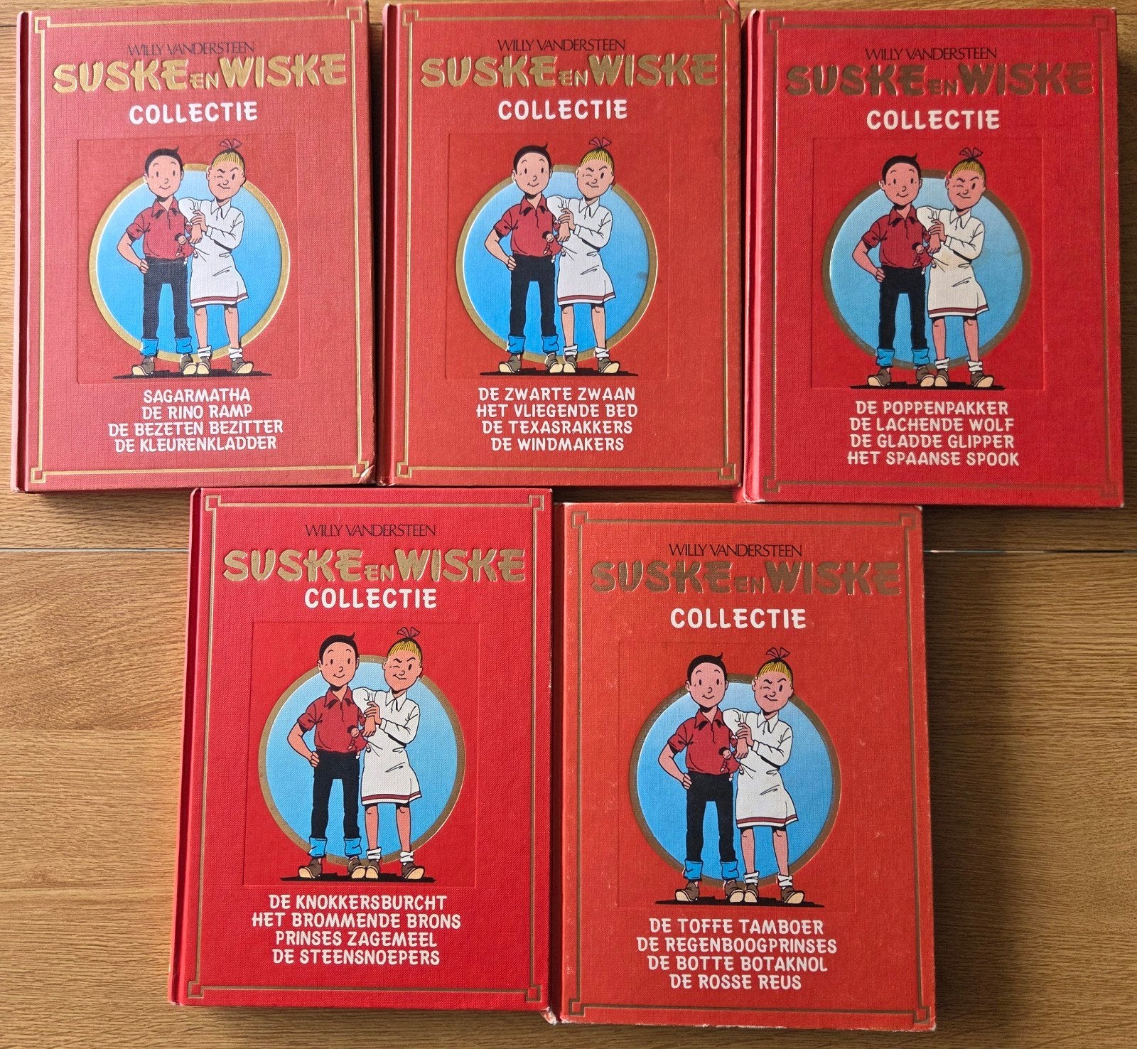 suske en wiske albums 5x, Ophalen of Verzenden