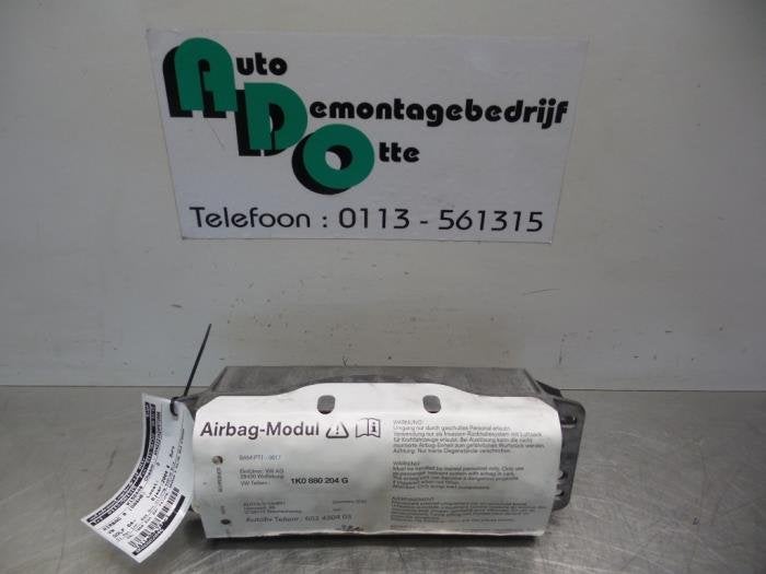Airbag rechts (Dashboard) van een Volkswagen Golf (Golf 04-), Gebruikt, -, Volkswagen, -