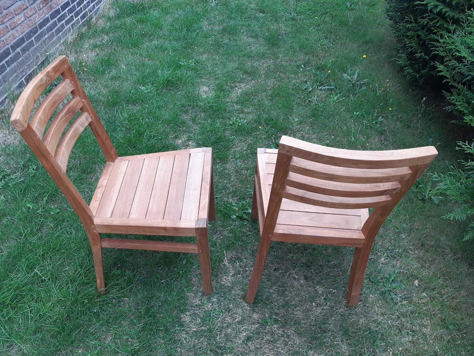 chaises de jardin, Enlèvement, Comme neuf, Bois