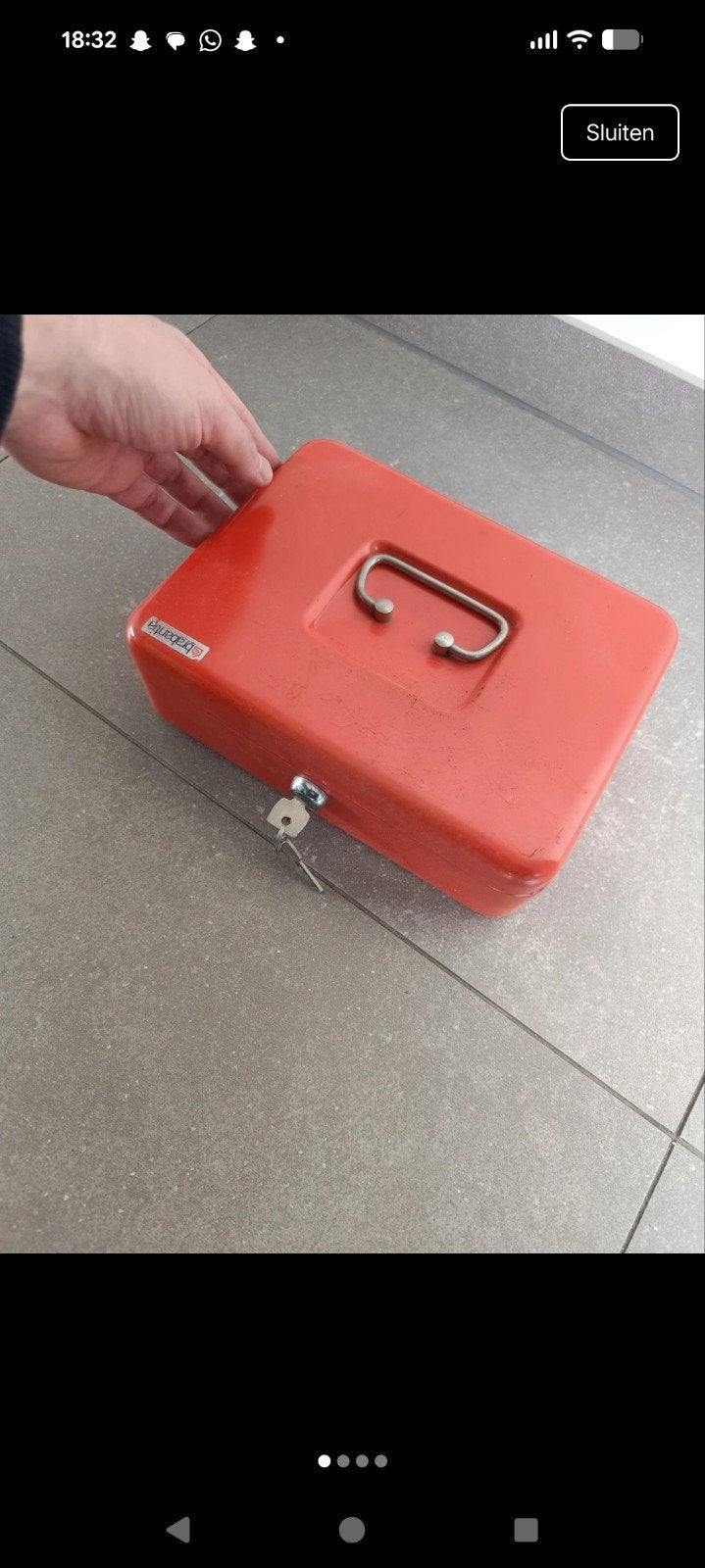 brabantia metalen koffer, Collections, Tirelires, Enlèvement ou Envoi