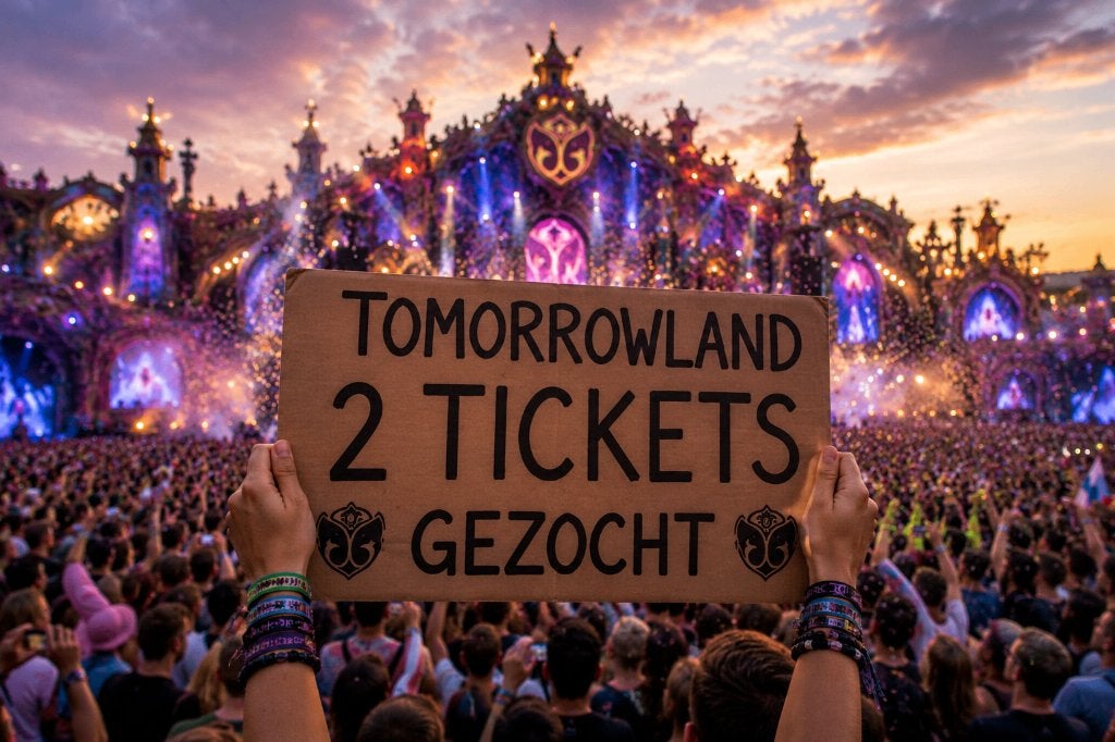 Gezocht 2 Tomorrowland dagtickets, Twee personen