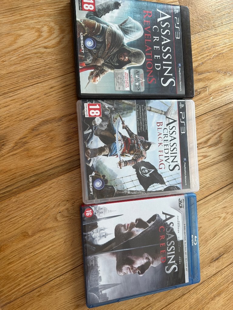 Assasin’s creed games + DVD, Vanaf 18 jaar, 1 speler, Zo goed als nieuw, Ophalen