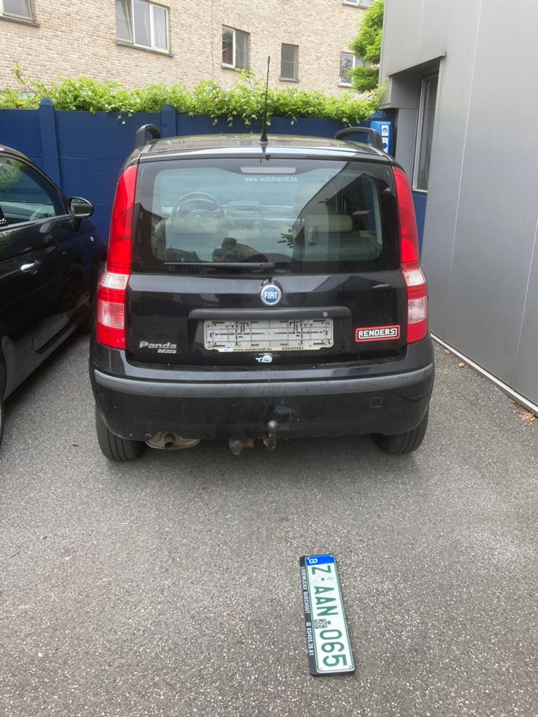 Fiat panda 2007 met werk aan automaat, Ophalen