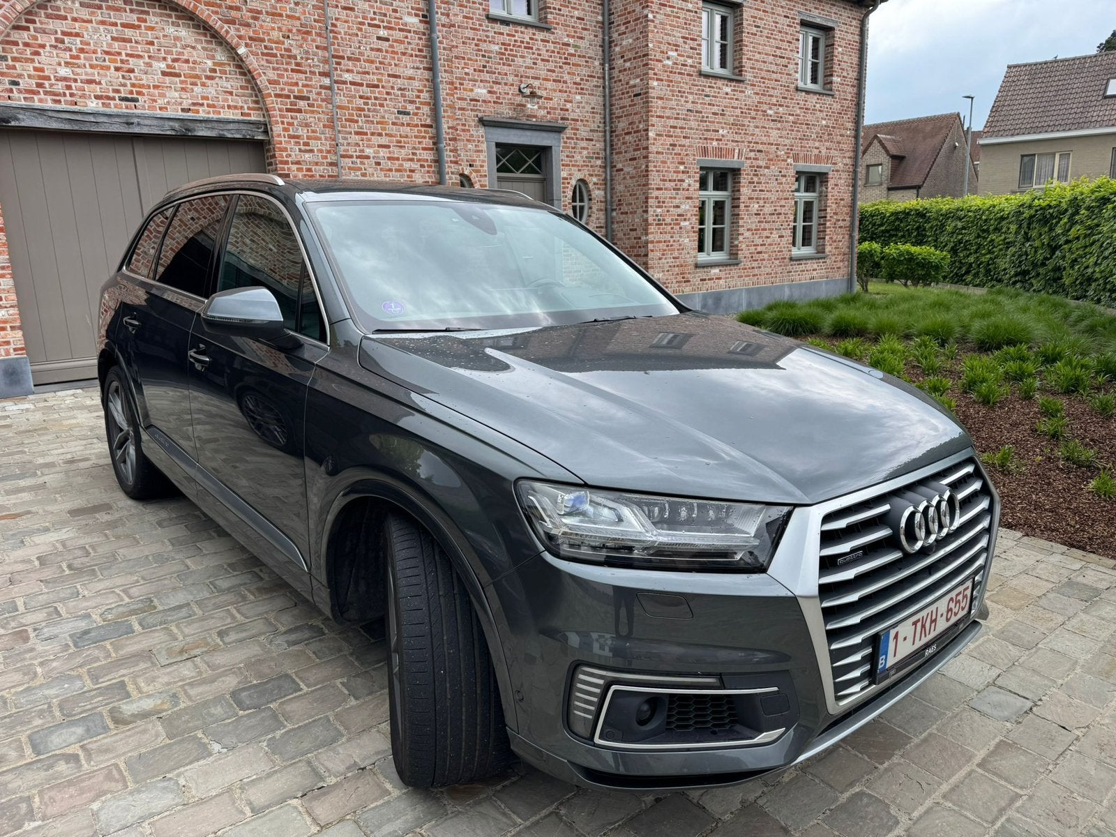 Audi Q7 E-Ttron TDi Plug-In-Hybride S-Line, Auto's, Automaat, Lederen bekleding, 5 zetels, Particulier