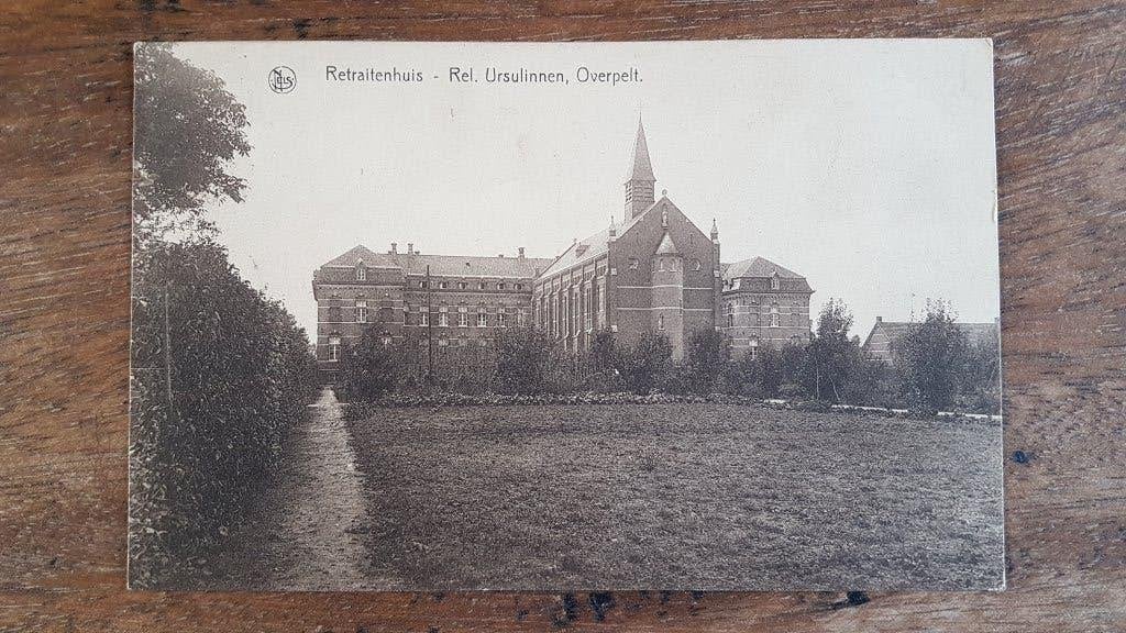 Postkaart Overpelt Retraiten Rel. Ursulinnen, Ophalen of Verzenden, 1920 tot 1940, Gelopen, Limburg
