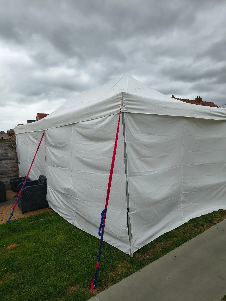 Vouwtent 3 x 6 meter goede staat, Ophalen, Gebruikt, Opvouwbaar, Partytent