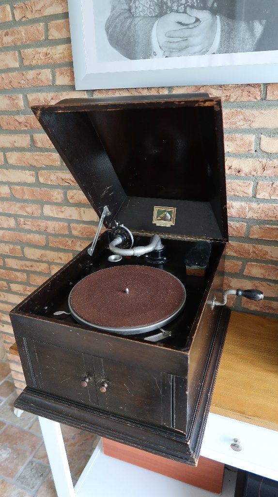 HMV grammofoon model 109, Antiquités & Art, Enlèvement