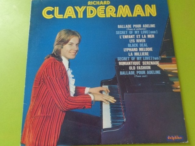 Disque vinyle LP33  RICHARD CLAYDERMAN "Balade pour Adeline", CD & DVD, Enlèvement ou Envoi, Pochette photo, Autres compositeurs