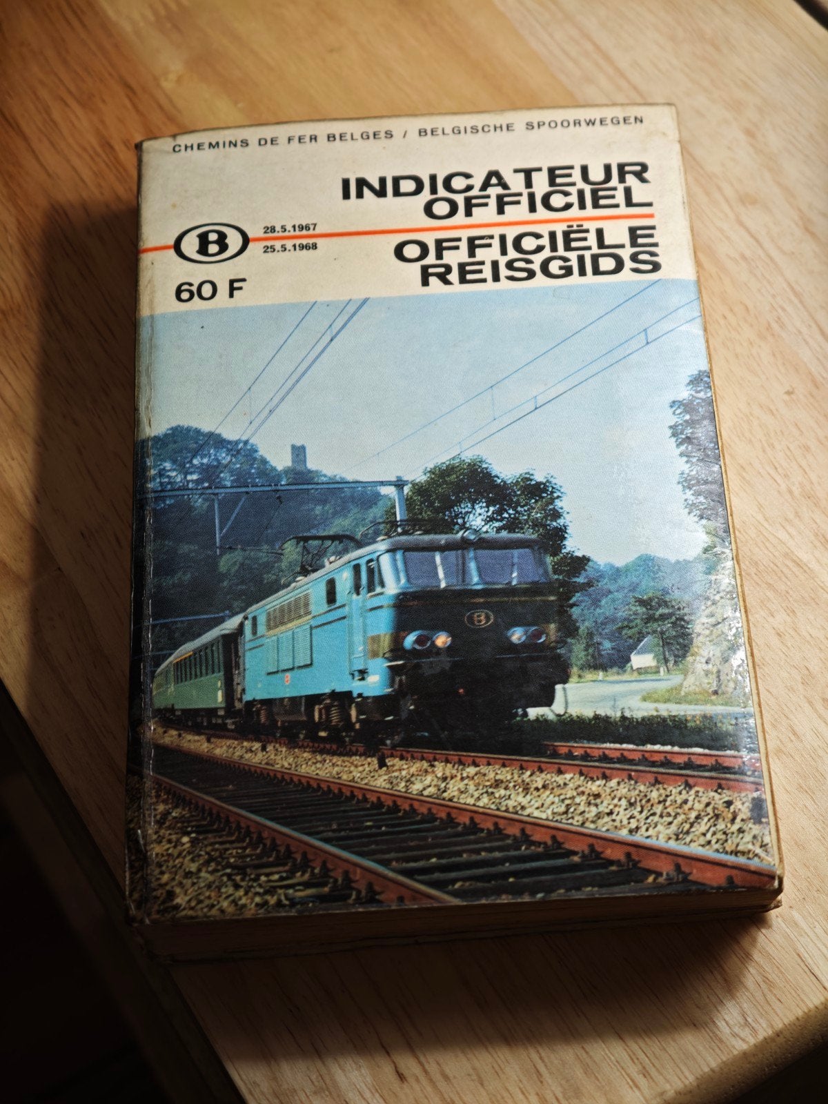 Officiële indicator van de NMBS 1967-1968, Ophalen of Verzenden