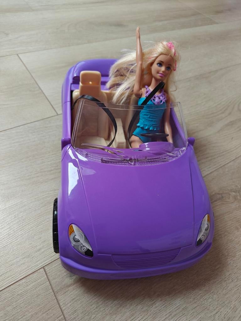 Barbie auto, Ophalen, Barbie