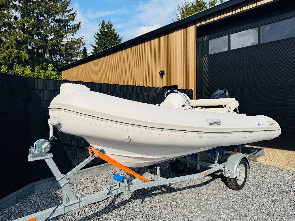 Rib 420 - 40 PK Parsun - Full Option - NIEUW, Watersport en Boten, Binnenboordmotor, Peddels, Nieuw, Benzine