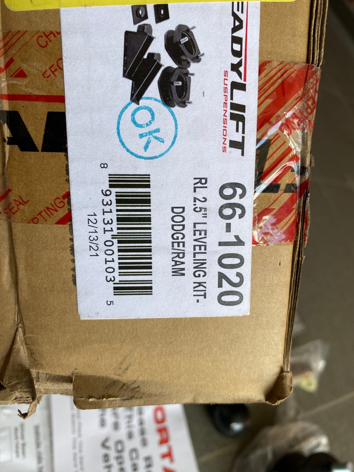 Readylift 66-1020 dodge ram 4x4 liftkit, Auto-onderdelen, Ophalen, Dodge