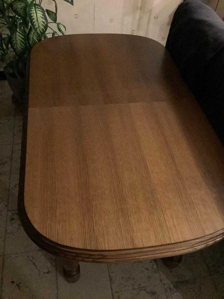 Eiken tafel verlengbaar, Klassiek, Comme neuf, Enlèvement, 50 à 100 cm