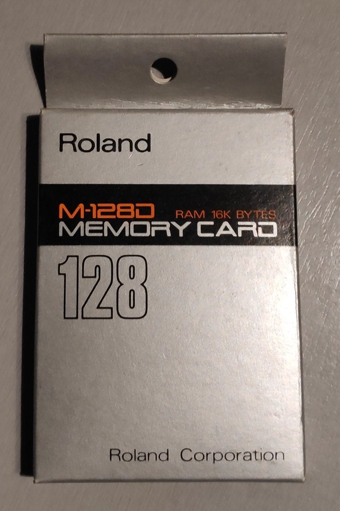 Roland M-128D Memory Card (New Old Stock), 3 stuks, Musique & Instruments, Modules de son, Neuf, Roland, Enlèvement ou Envoi