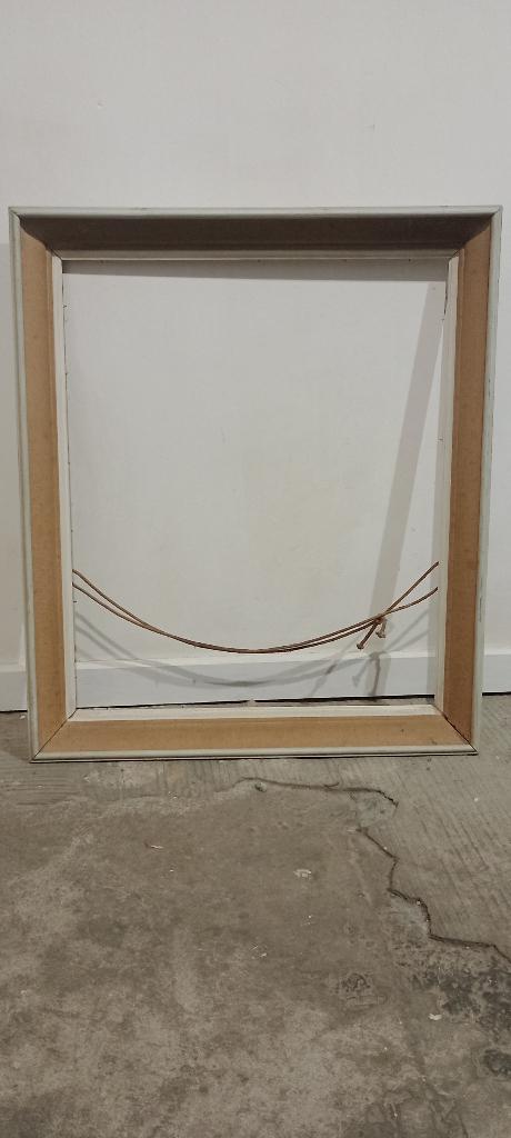 Montparnasse Leeg frame van gepatineerd hout - 51x61 cm, c63, Huis en Inrichting, Woonaccessoires | Lijsten, Ophalen, Gebruikt