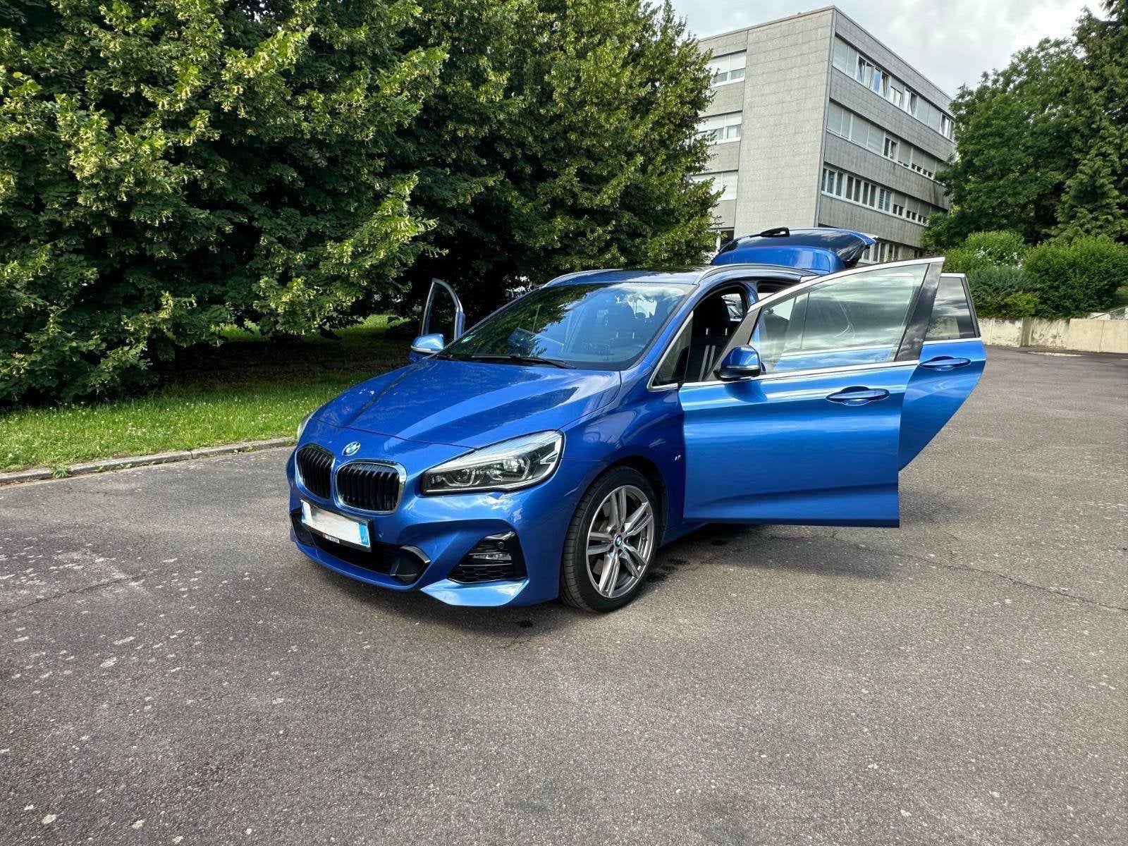 BMW 220 F2 GT M Sport Gran Tourer xDrive • 7 Place, Auto's, BMW, Automaat, Euro 6, Blauw, 7 zetels