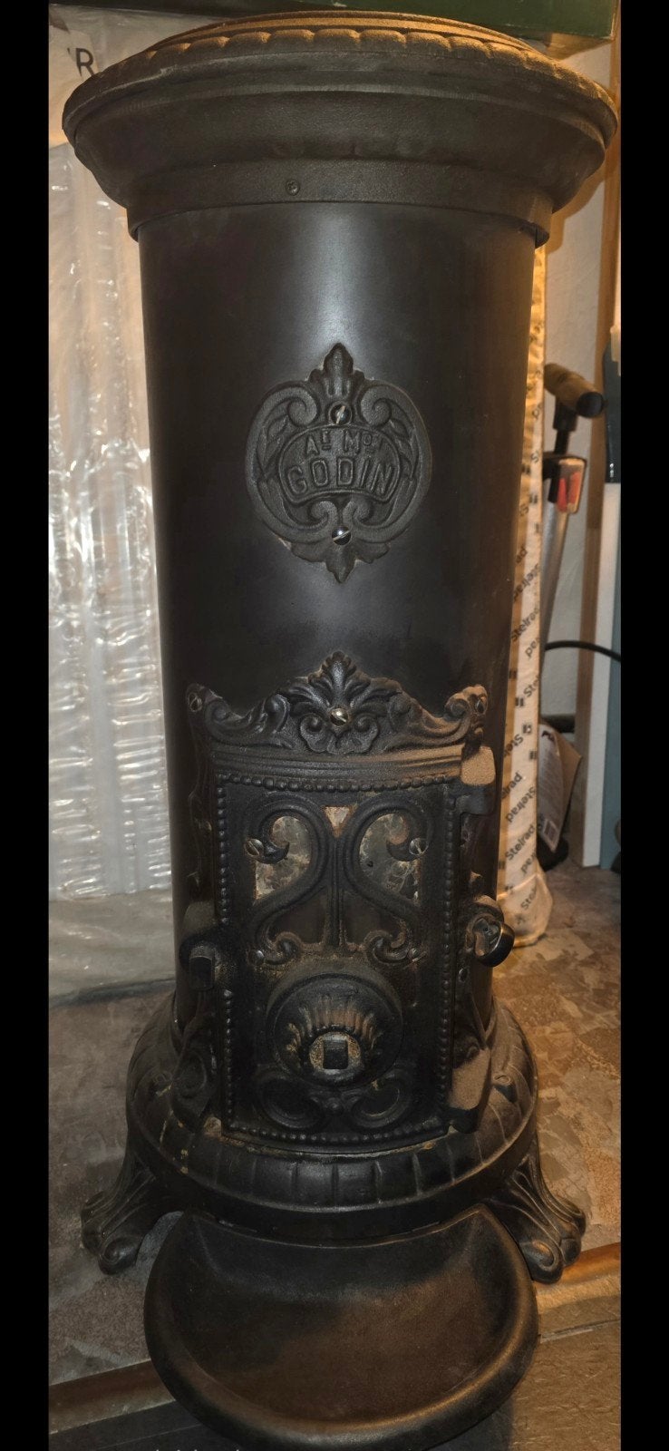 Godin Le Petit Godin au Gaz – originele gietijzeren gaskache, Maison & Meubles, Poêles, Enlèvement ou Envoi, Chauffage à gaz