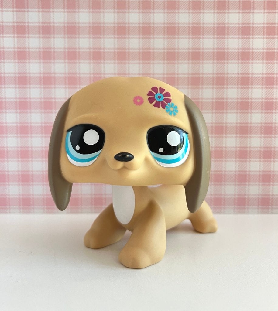 Figurine jumbo Teckel (Dachsund) Littlest Pet Shop - 2008, Enlèvement ou Envoi, Aucun, Utilisé, Aucun