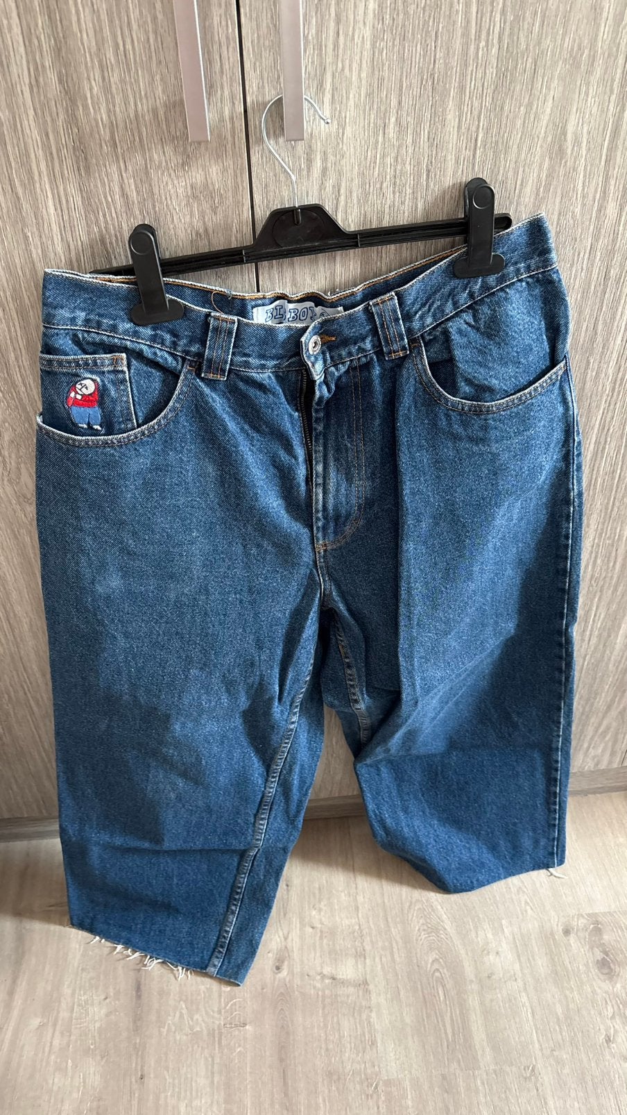 Donkerblauwe bigboy jeans, Enlèvement, Comme neuf