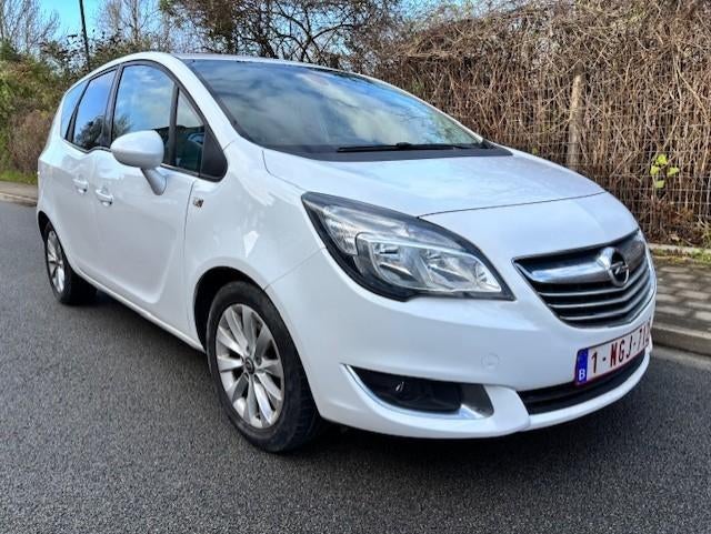 OPEL MERIVA 1.4 TURBO COSMO CLIM//VELGEN//GPS, Euro 6, 4 cilinders, Wit, Bedrijf