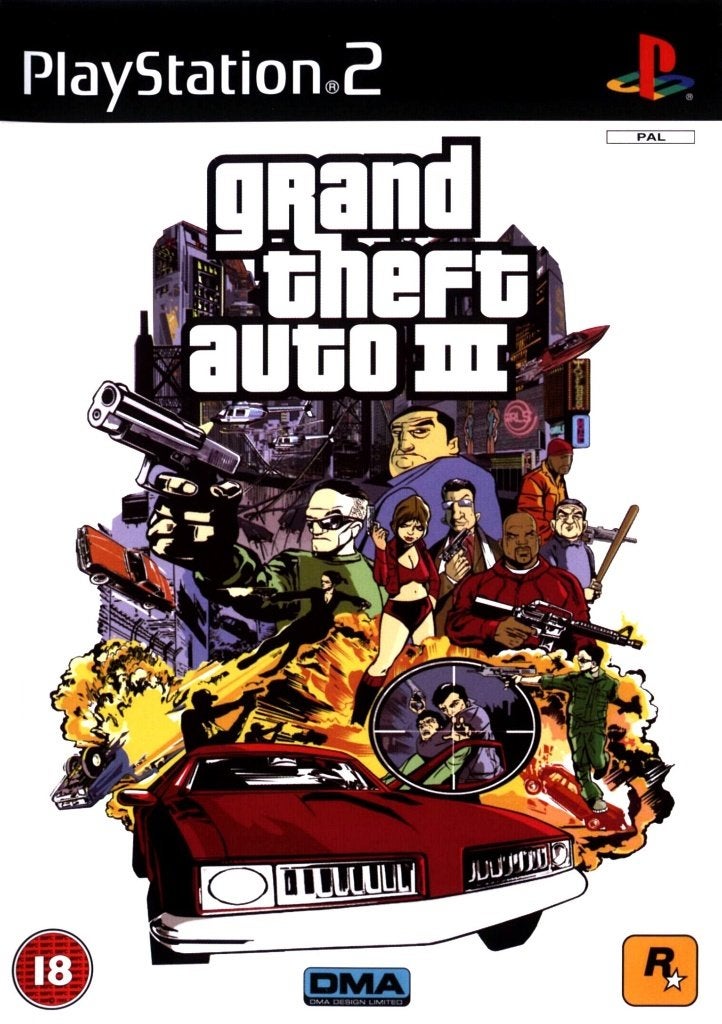 GTA III, Avontuur en Actie, Gebruikt, Vanaf 18 jaar, 1 speler