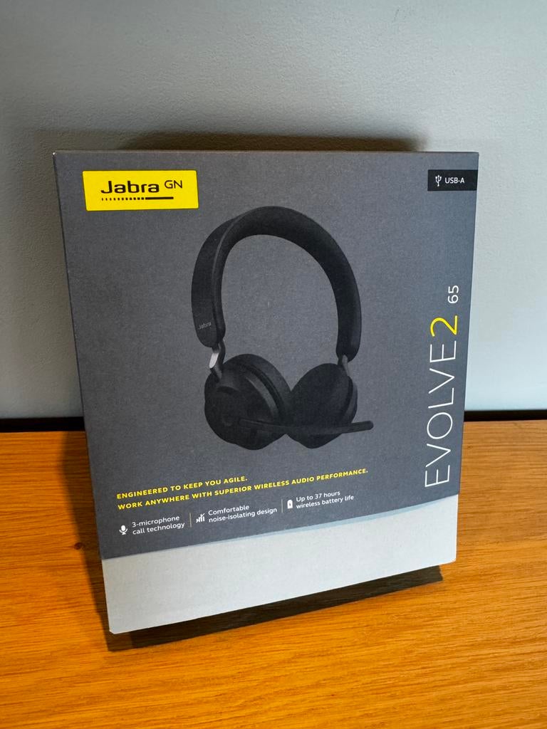 Casque avec Mirco Jabra Evolve2 65 Neuf, Enlèvement ou Envoi, Neuf