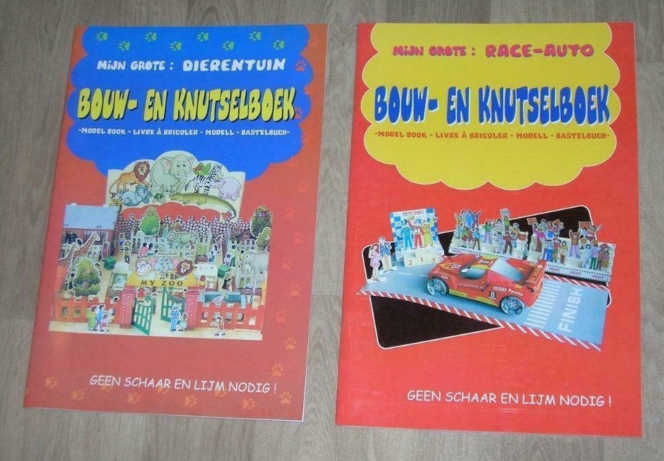 Bouw- en knutselboek (2 stuks), Ophalen, Nieuw, Knutselen