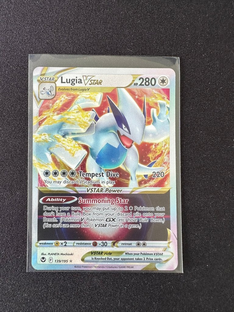 Tempête en argent ultra rare Lugia Vstar, Enlèvement ou Envoi, Comme neuf, Cartes en vrac