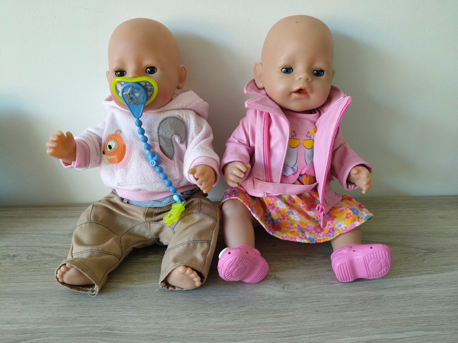 2 poppen Baby Born, Ophalen, Zo goed als nieuw, Babypop