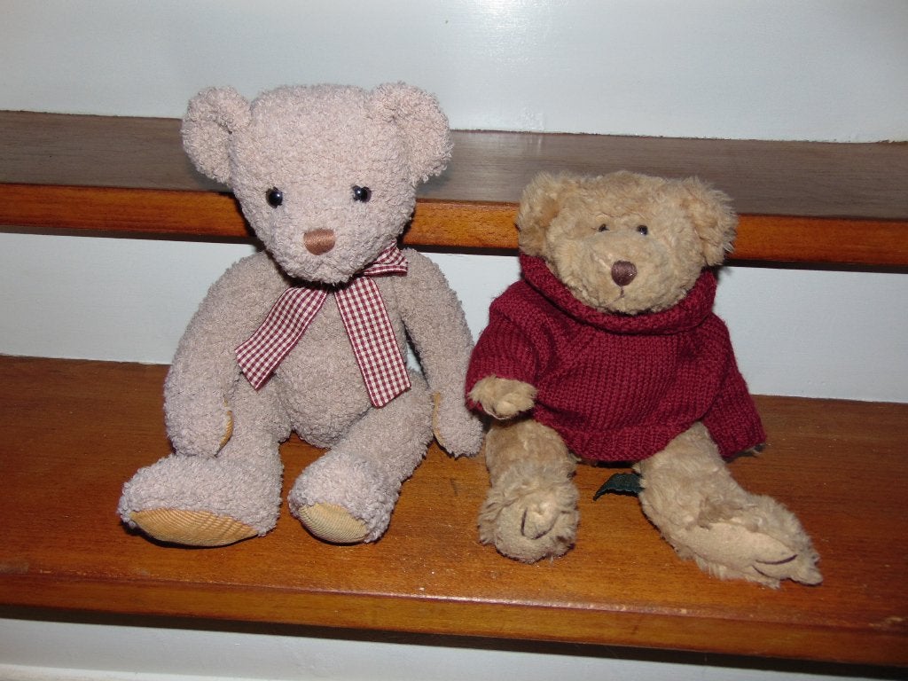 Beren Cromwell/ Browning in prima staat, Verzamelen, Beren en Cherished Teddies, Ophalen of Verzenden, Gebruikt, Stoffen beer