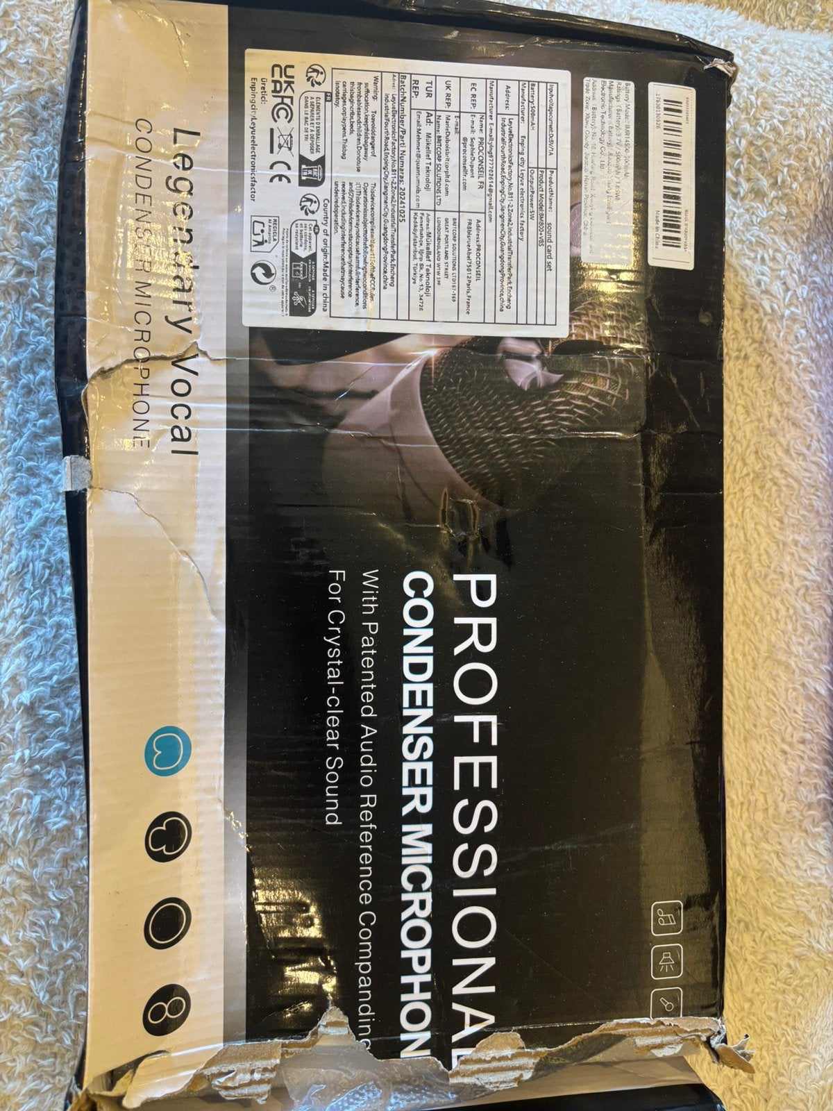 Professionele microfoon, Muziek en Instrumenten, Microfoons, Ophalen, Nieuw