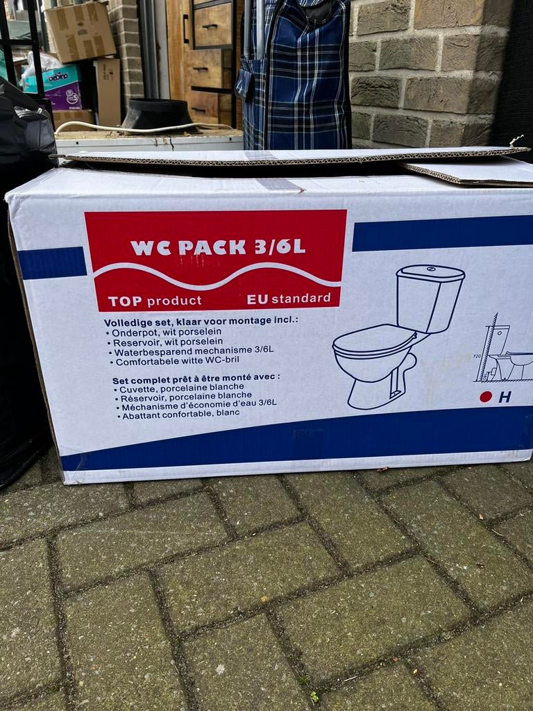 Wc toilet, Enlèvement, Comme neuf, Toilettes