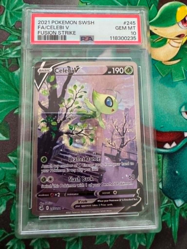 Celebi V Alt Art - Evolving Skies #245 - psa 10, Ophalen of Verzenden, Nieuw, Losse kaart