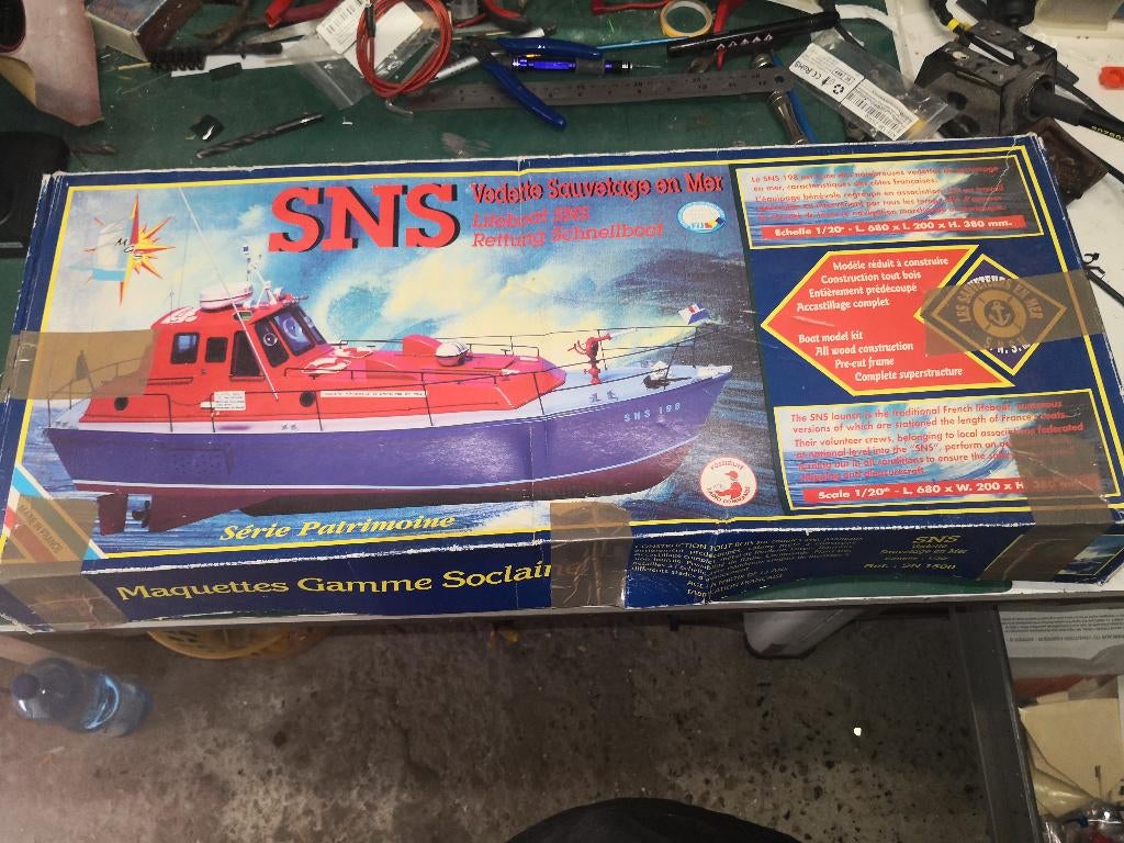 Uitgelichte SNS Sea Rescue, Hobby en Vrije tijd, Modelbouw | Boten en Schepen, Nieuw, Ophalen of Verzenden