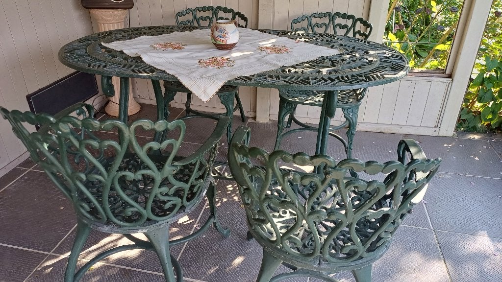 tuinset, Tuin en Terras, Ophalen of Verzenden, Zo goed als nieuw, Aluminium, Tuinset