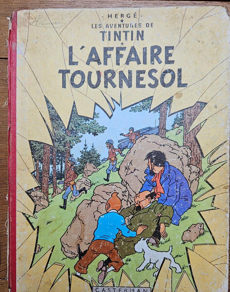 Tintin. L' affaire Tournesol 1956, Livres, Enlèvement ou Envoi, Une BD, Utilisé, Hergé
